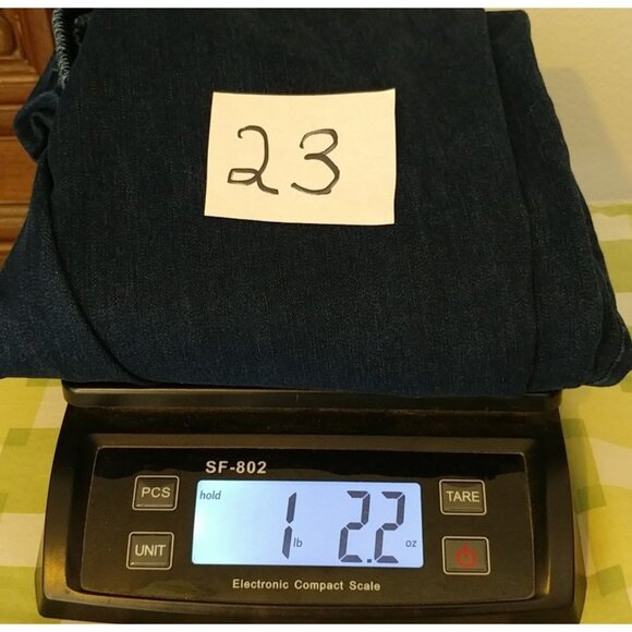 Allison Daley Women's Blue Straight Leg Pull Up Elastic Waist Jeans Plus Size 18 - Picture 7 of 7